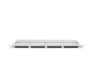 LANBERG Patch Panel 24 Port 0.5U Kat.6 szary PPU6-0024-S - 457363 - zdjęcie 1